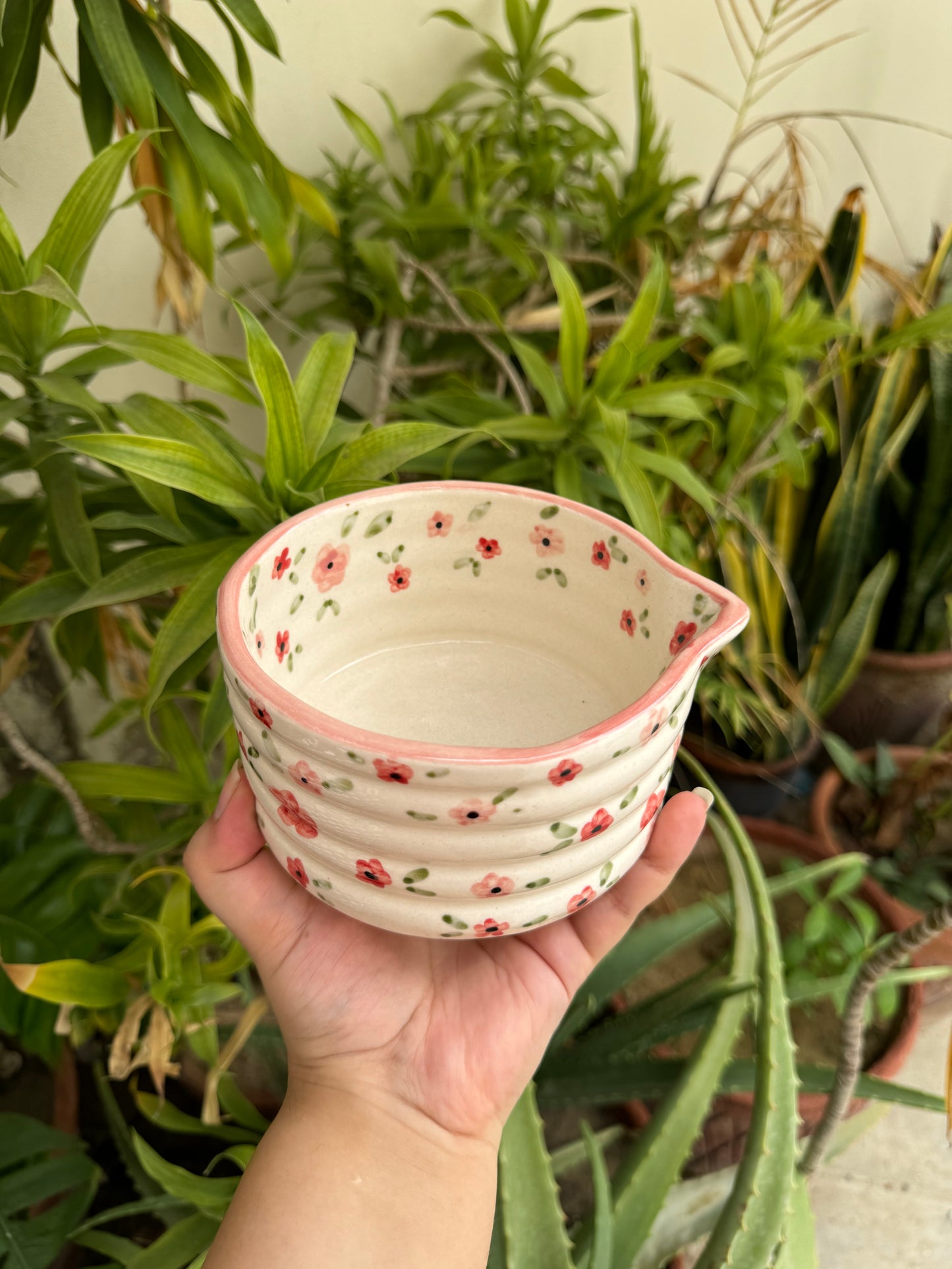 Rosie Ripple Matcha Bowl