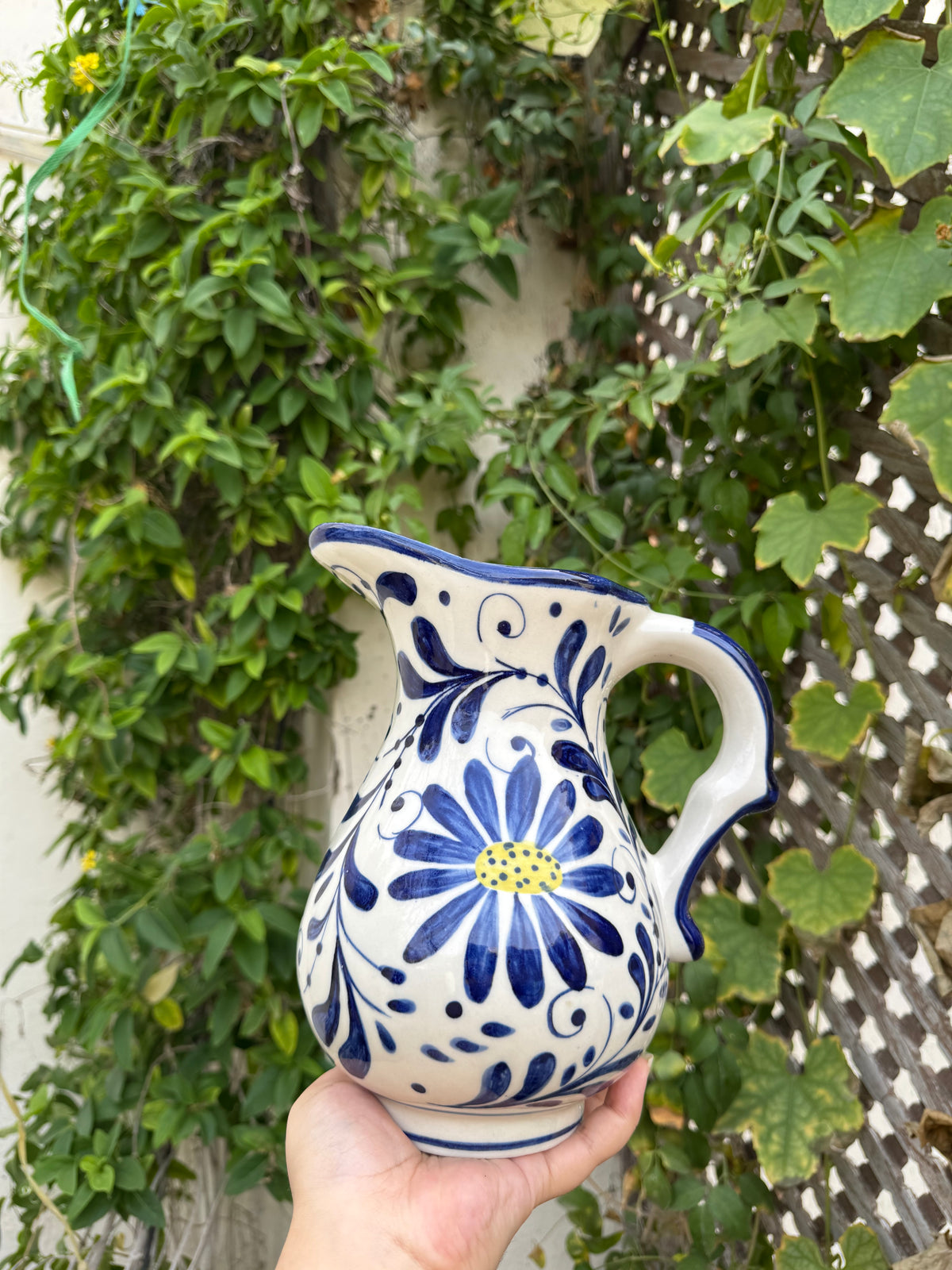 Blue Daisy Bloom Jug