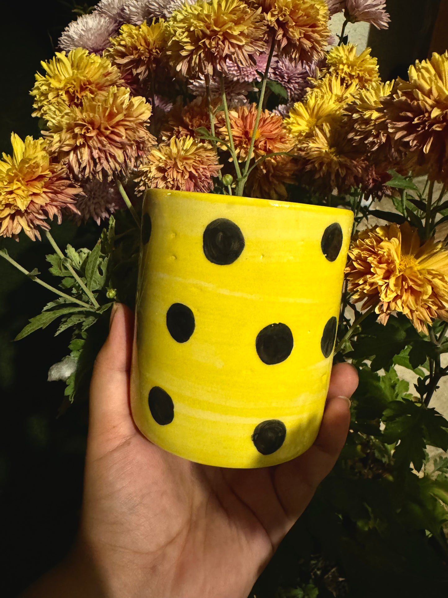 Polka Dot Vase