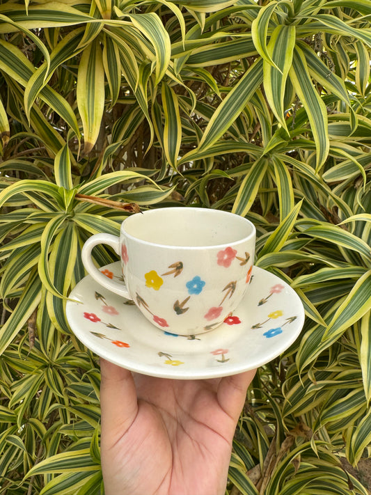 Floral Garden Cup & Saucer Set
