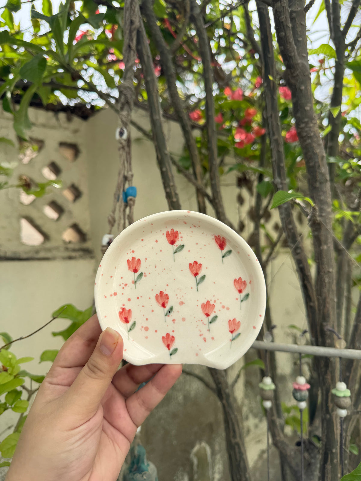Coral Bloom Spoon Rest