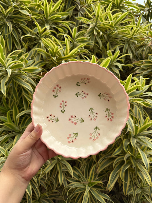 Rosette Pie Dish
