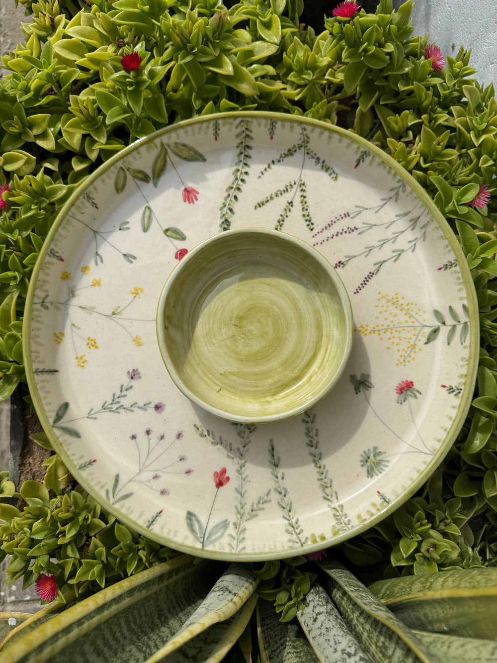 Wildflower Garden Chip & Dip Platter