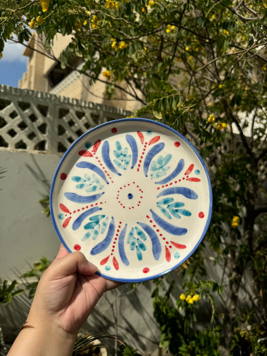 Santorini Petal Plate