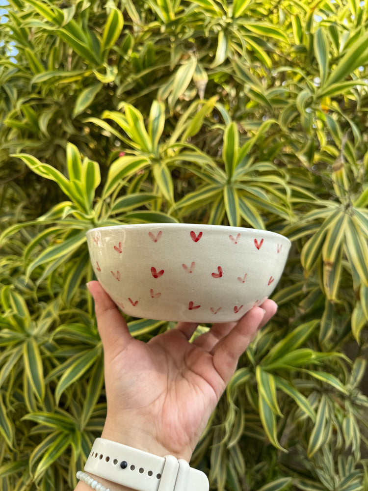 Red Hearts Ramen Bowl