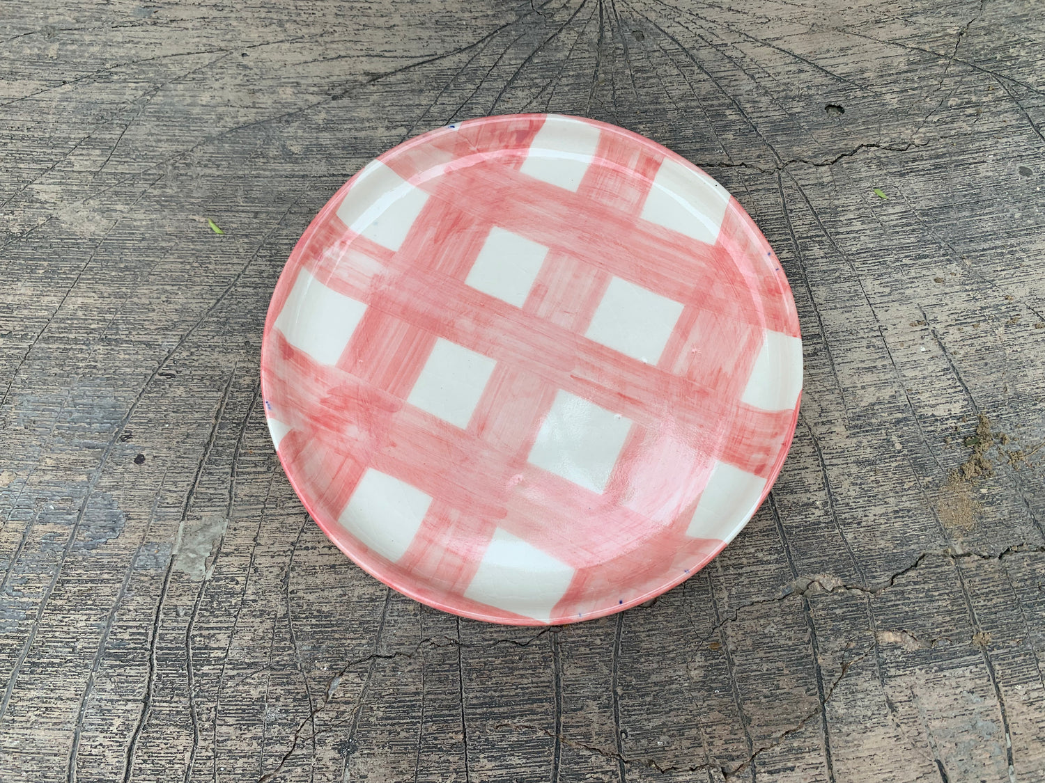Pink Peony Plate