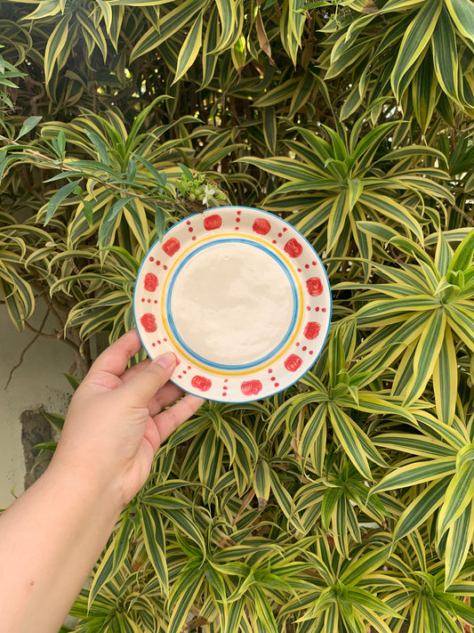 Red Dots Plate