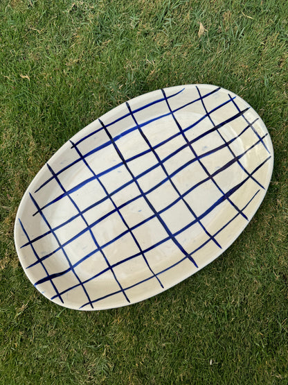 Sleek Chequered Platter