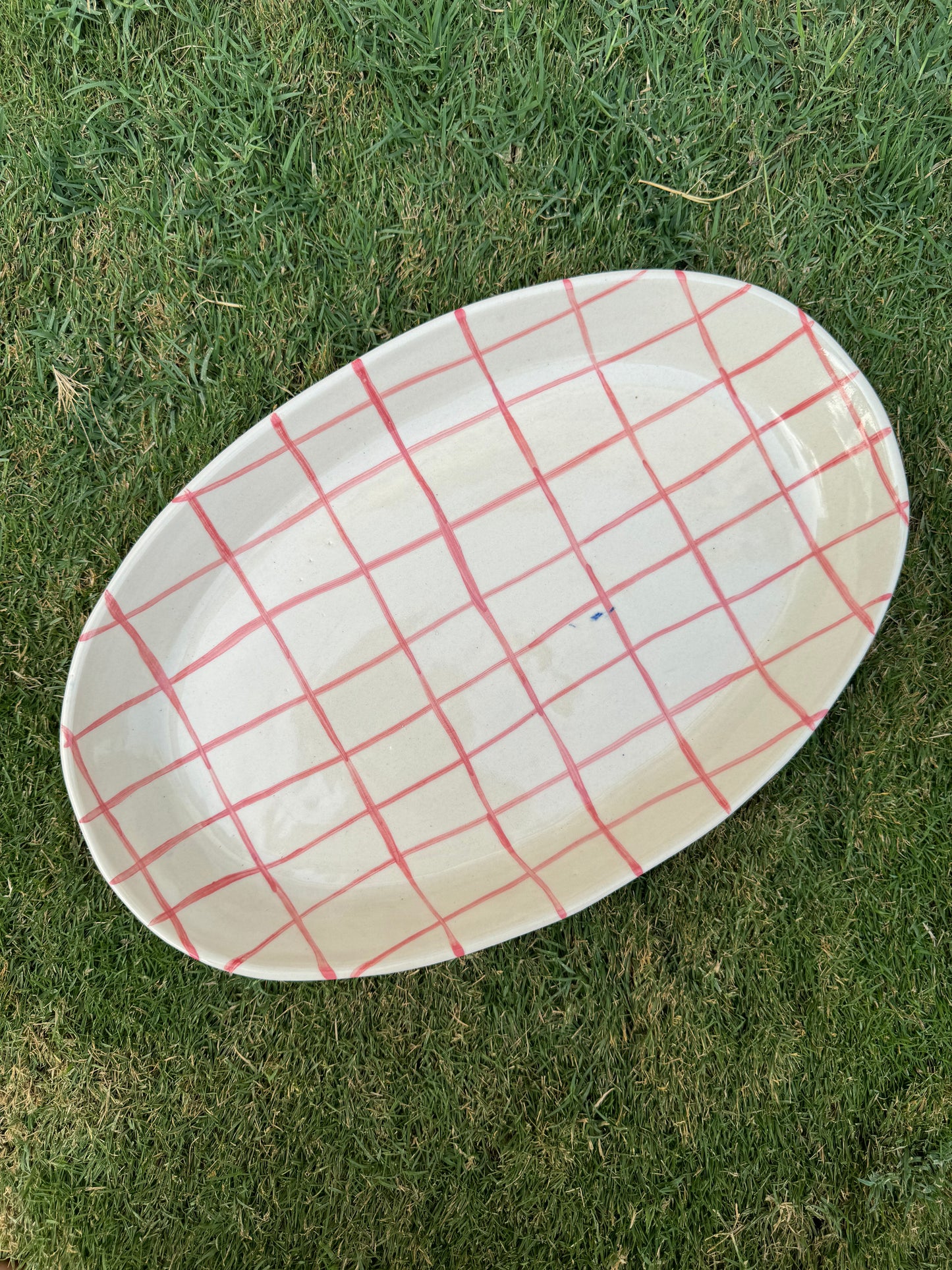 Sleek Chequered Platter