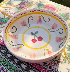 Amalfi Cherry Large Salad Bowl