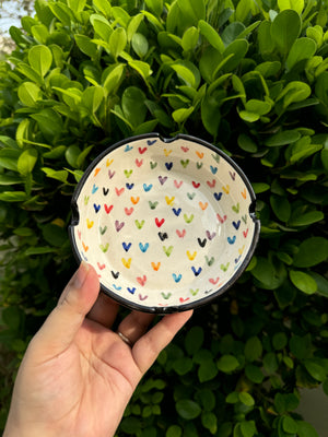 Multi Hearts Ashtray
