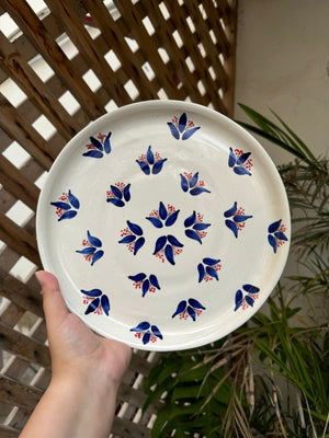 Blue Lily Plate