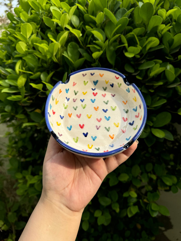 Multi Hearts Ashtray