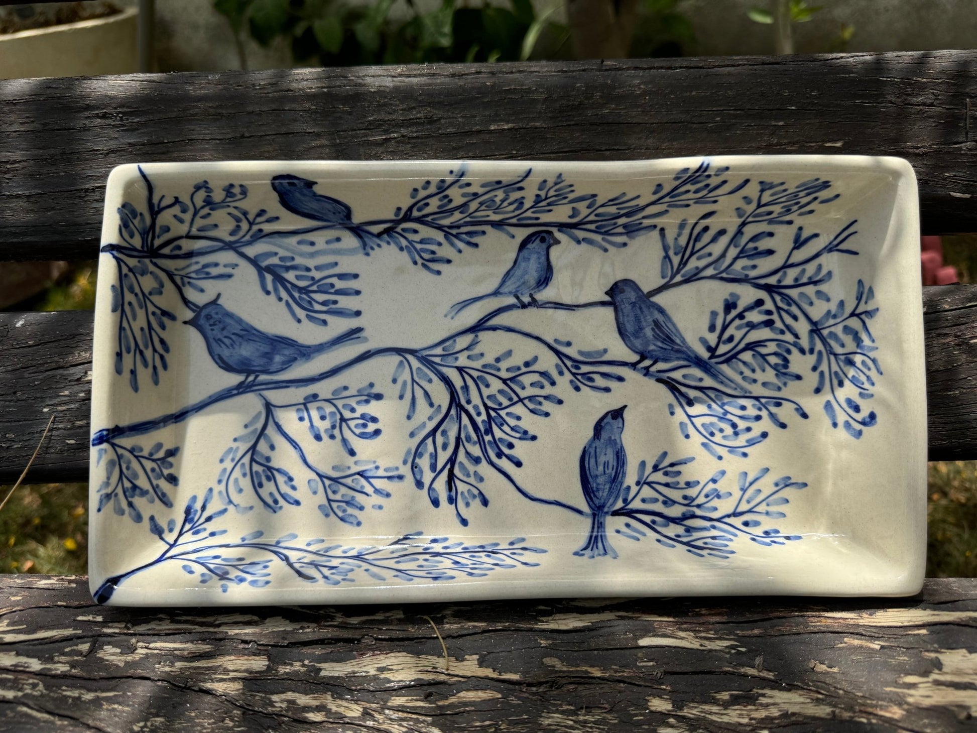 Chirp & Bloom Rectangle Platter - Platters
