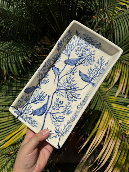 Chirp & Bloom Rectangle Platter - Platters