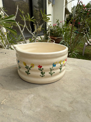 Floral Garden Matcha Bowl
