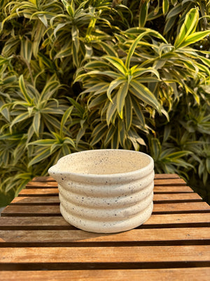 Neutral Speckled Matcha Bowl